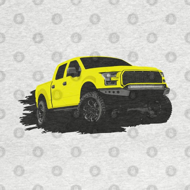 Yellow Raptor pickup by mfz